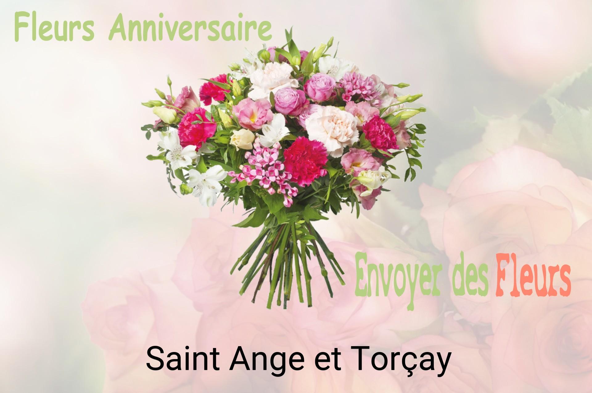 Bouquet de fleurs d’anniversaire livré à Saint-Ange-et-Torçay